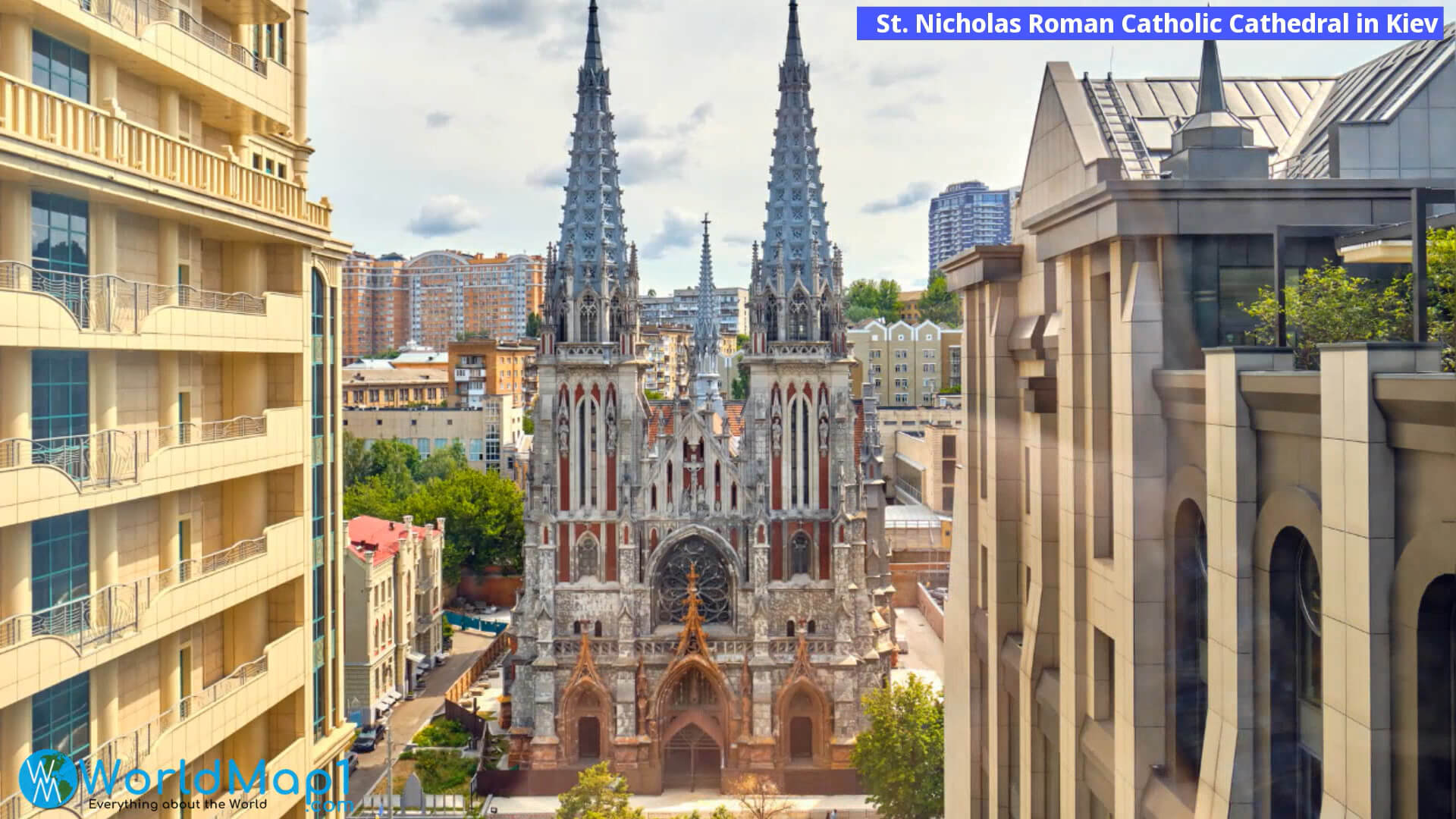 St Nicholas Roman Catholic Cathedral in Kiev
